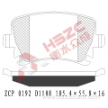 FMSI D1108 car ceramic brake pad for VW